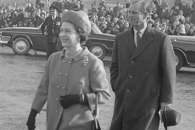 The Queen and Prince Philip in the North East in 1967.