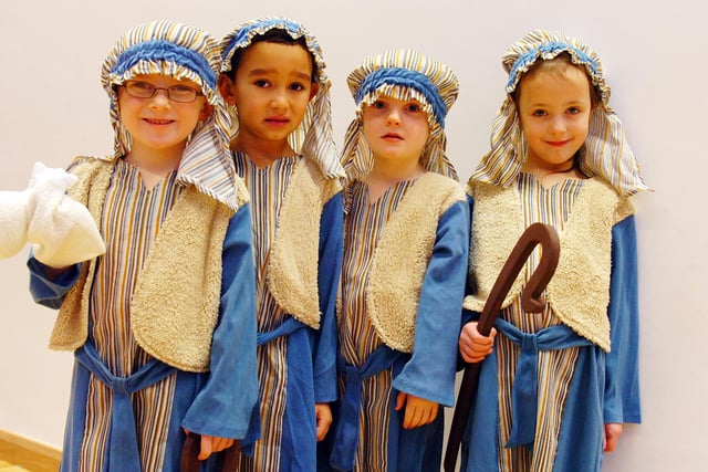 Starring in the Nativity 11 years ago. Does this bring back happy memories for you?