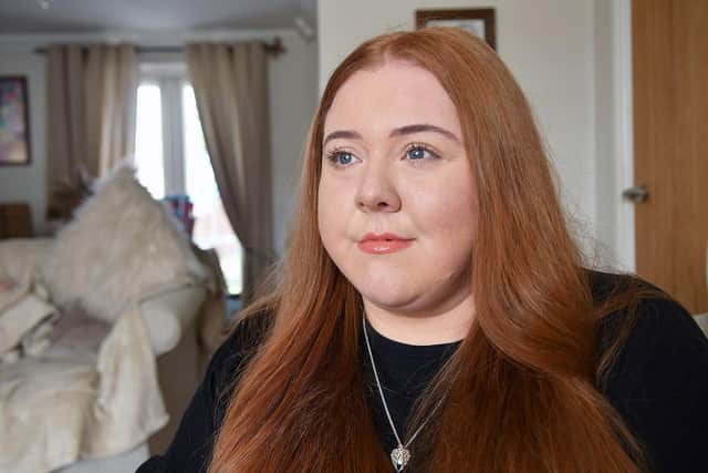 Abbi, 27, has had to undergo two surgeries since 2019.