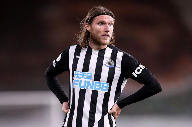 Probably an unpopular choice among Newcastle fans but Bruce has often stuck by the midfielder this season.
