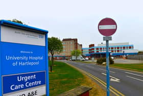 Hartlepool hospital.