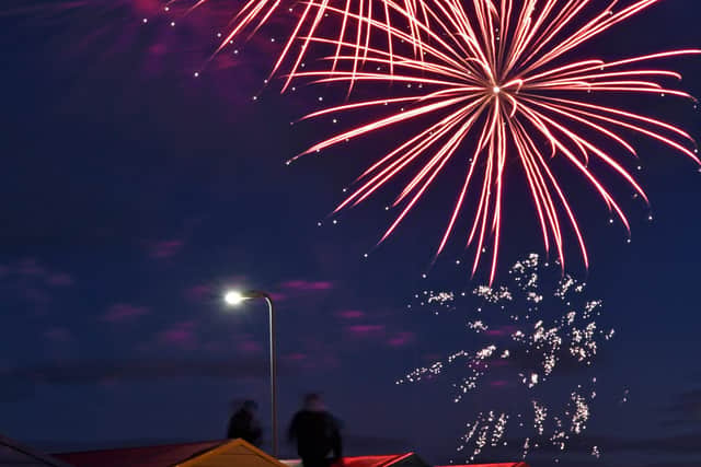 The free fireworks display takes place at Seaton Carew on Sunday, November 1.