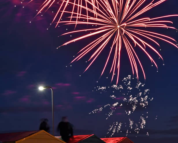 The free fireworks display takes place at Seaton Carew on Sunday, November 1.