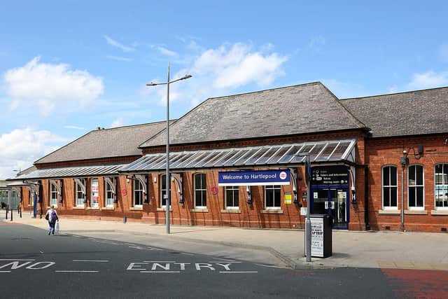 Hartlepool Railway Station.