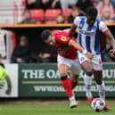 Mouhamed Niang has been missing with a hamstring injury since Hartlepool United's defeat at Swindon Town. (Credit: Dave Peters | Prime Media | MI News)