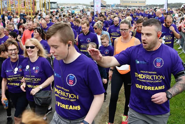 The start of the 2019 Miles for Men fun run held at Seaton Carew. Picture by Frank Reid