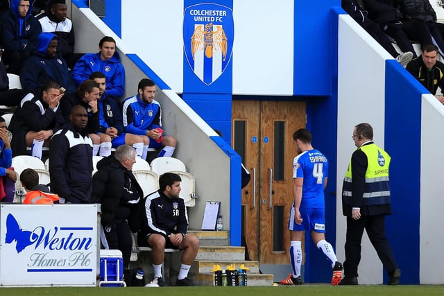 Colchester United had 77 bookings and five red cards this season.

Colchester United	77	1	4	5	100