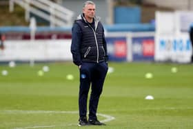 John Askey enjoyed Hartlepool United's performance in their win over Barrow but it came too late to avoid relegation. (Photo: Mark Fletcher | MI News)