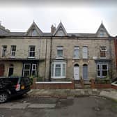 10 Park Square, Hartlepool, white door, will not be transformed into a HMO after complaints from nearby residents.