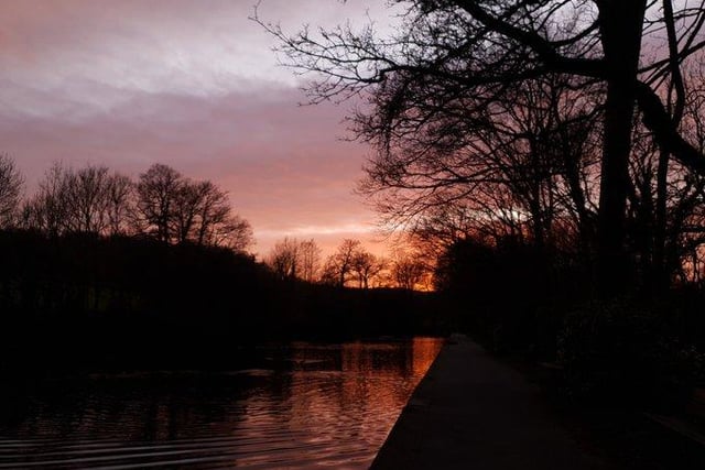 Sunset this evening on my way back to Endcliffe Park by Gemma Walker
