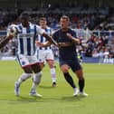 Josh Umerah returns for Hartlepool United to face Crewe Alexandra. (Credit: Mark Fletcher | MI News)