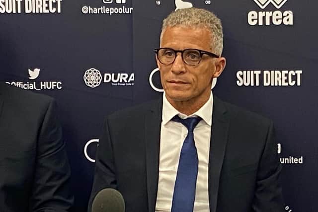 Hartlepool United Interim Manager Keith Curle