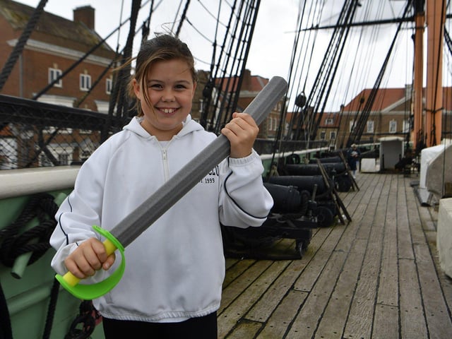 Louisa Hope looks happy.
