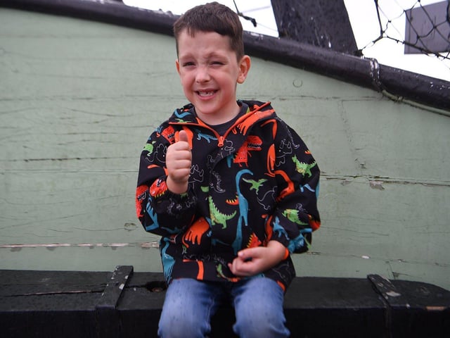 Dexter Booth gives us a thumbs up.
