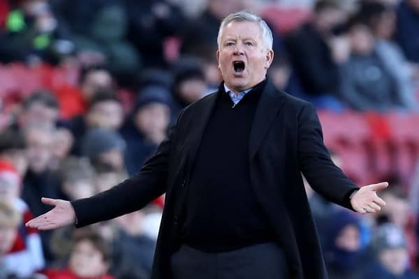 Chris Wilder. (Photo by George Wood/Getty Images)