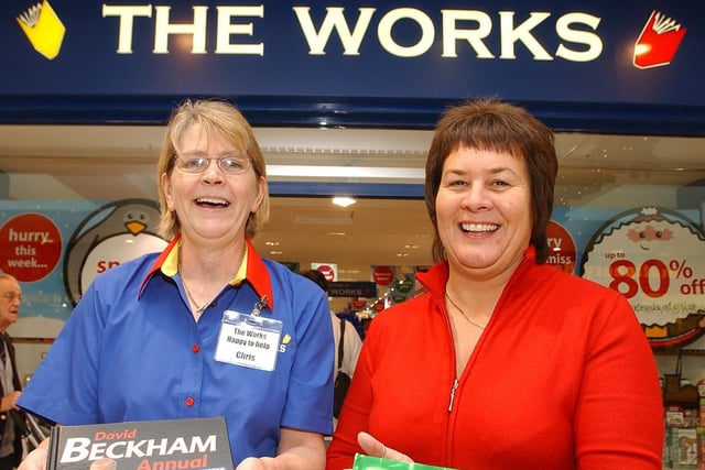 A 2005 reminder of the day The Works bookshop opened in Middleton Grange Shopping Centre.