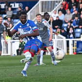 Mani Dieseruvwe scored his 20th goal of the season from the spot against former club Halifax last week.