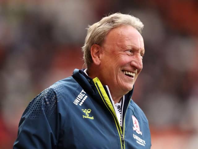 Neil Warnock's Middlesbrough are predicted to finish in the bottom half of the Championship table (Photo by Lewis Storey/Getty Images)