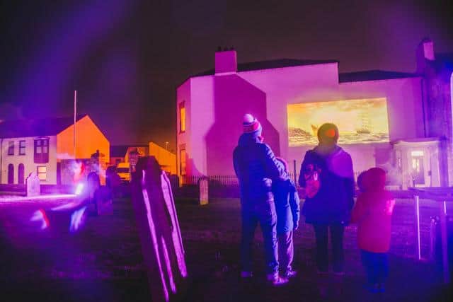 A number of streets and locations will be illuminated by artists working with residents.