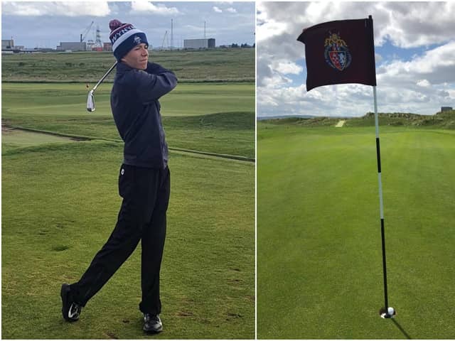 Jack Burton, 15, scored his first hole in one during a junior championship at Seaton Carew Golf Club.