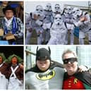 Just some of our images of Poolies in fancy dress at the final away games in previous seasons.
