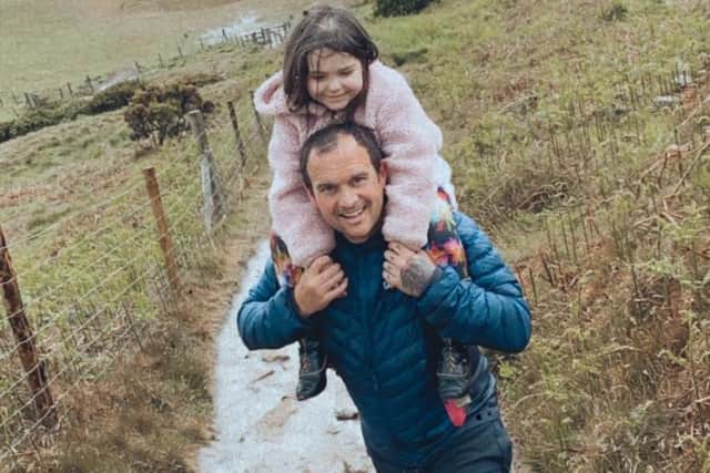 Lyla O'Donovan and her dad Paul.