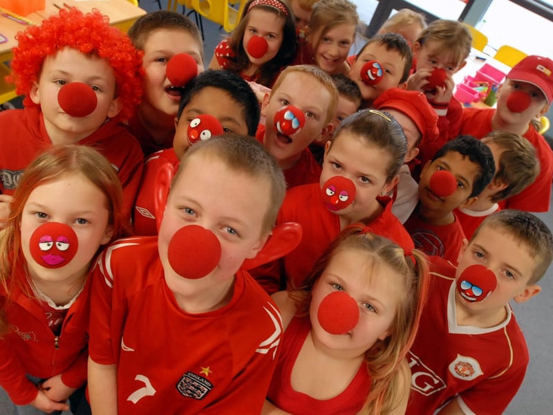 Seeing red at Westoe Crown in 2007. Can you spot someone you know?