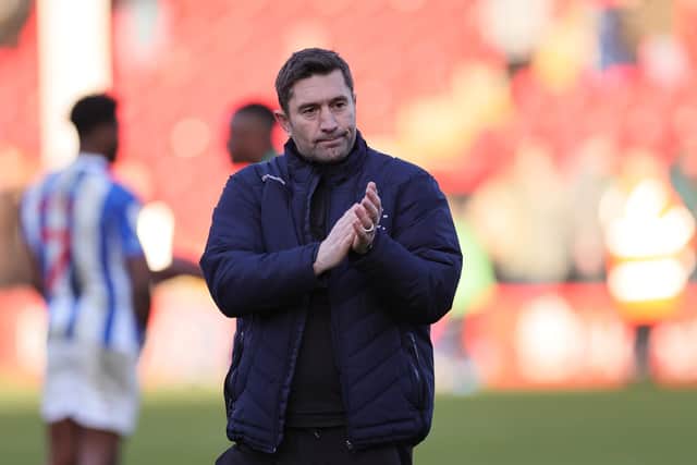 Graeme Lee admits it has been a positive month for Hartlepool United as they have climbed into the top of of the League Two table (Credit: James Holyoak | MI News)