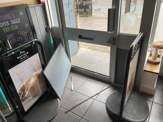 The coffee shop was broken into at the end of March./Photo: LilyAnne's Coffee Bar Facebook