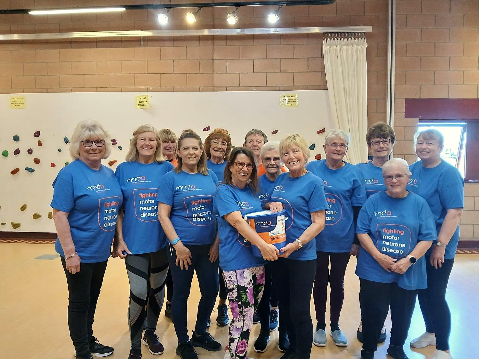 Hartlepool ladies' exercise group celebrates raising over £10 ...