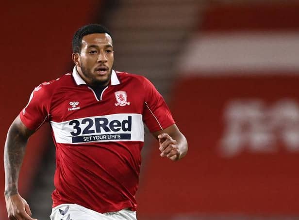 Nathaniel Mendez-Laing playing for Middlesbrough.