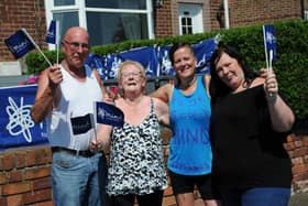 Gemma Moutter with parents Bert and Sheila Moutter and partner Kay Bayliss.