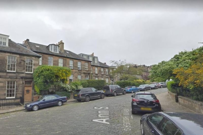 One of Edinburgh's most prestigious addresses, the Stockbridge road was named after Ann Edgar, the wife of painter Sir Henry Raeburn who drew up the designs for the street in 1817. It regularly appears in lists of the most expensive streets in Edinburgh, with average house prices now topping £1.4million.