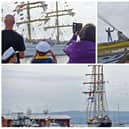 It's been a busy day as the Hartlepool tall ships leave port for the next leg of their journey.