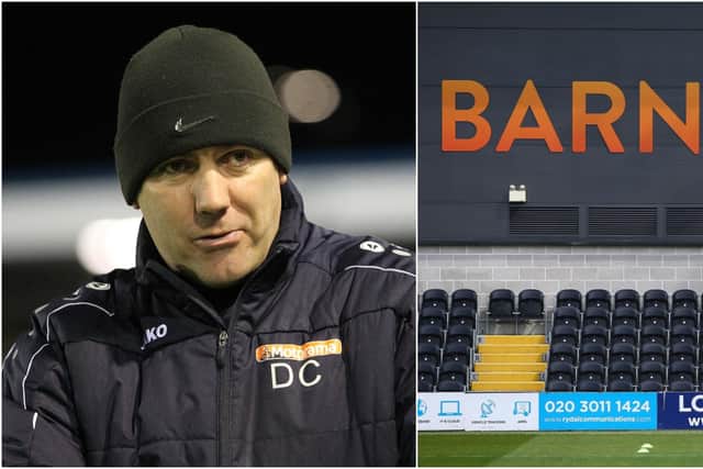 Hartlepool United manager Dave Challinor was not satisfied to find out the game was likely to be postponed at 9:45pm on Friday night.