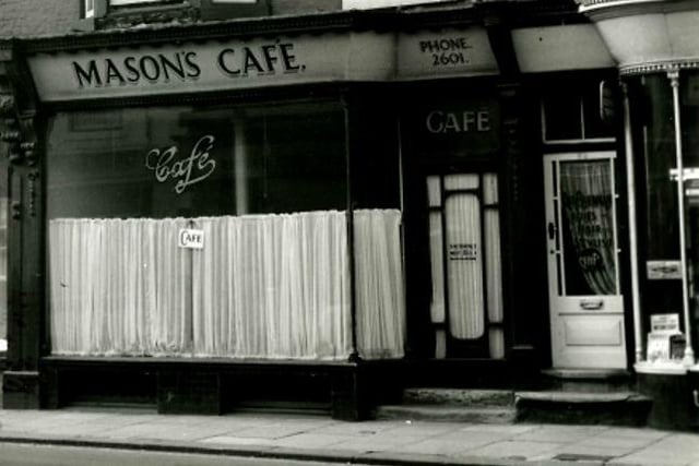 Stockton Street showing Mason's on the corner of Stockton St and Ward Street. Photo: Hartlepool Library Service.