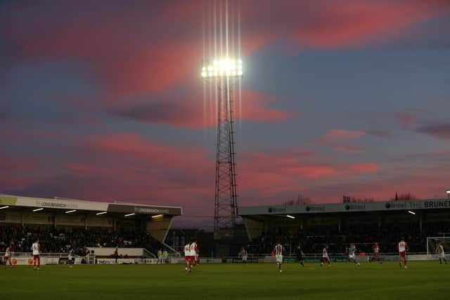 A general view during the Sky Bet League Two match between Hartlepool United and Stevenage. (Credit: Mark Fletcher | MI News)
