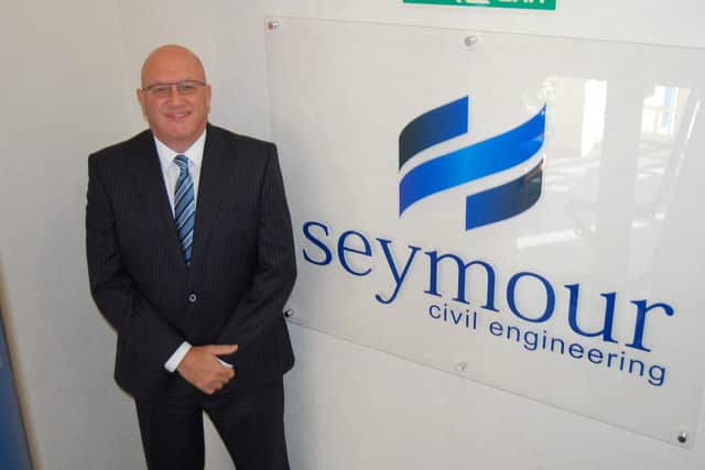 Kevin Byrne stepped down as managing director of Seymour Civil Engineering in Hartlepool in September 2019 but will remain involved as a consultant.