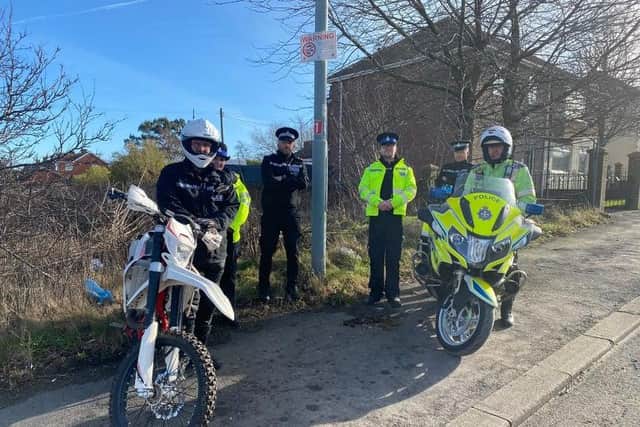 Nuisance motor bike crackdown in East Durham