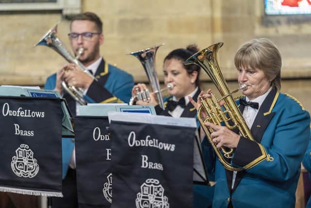 Oddfellows Brass Band. Picture: Scott Merrylees.