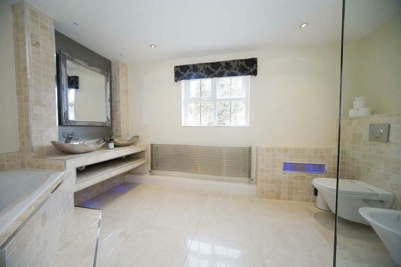 One of three stunningly fitted bathrooms the house has to offer.