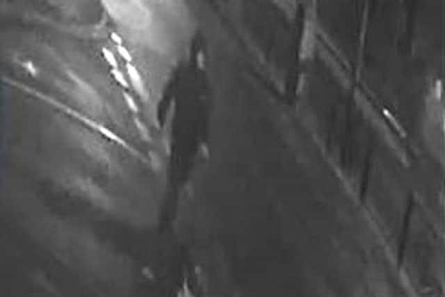 Police wish to trace this man following a spate of suspected arson attacks.