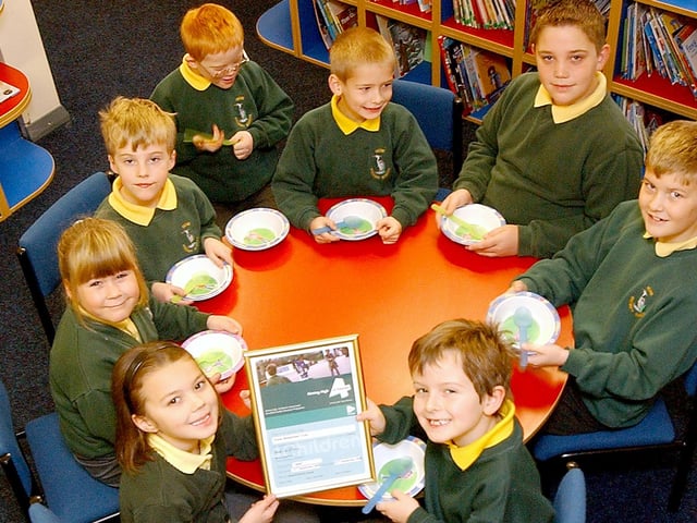 A 2006 photo at the Fens Primary School breakfast club which had just won a Quality Assurance Mark when this photo was taken.