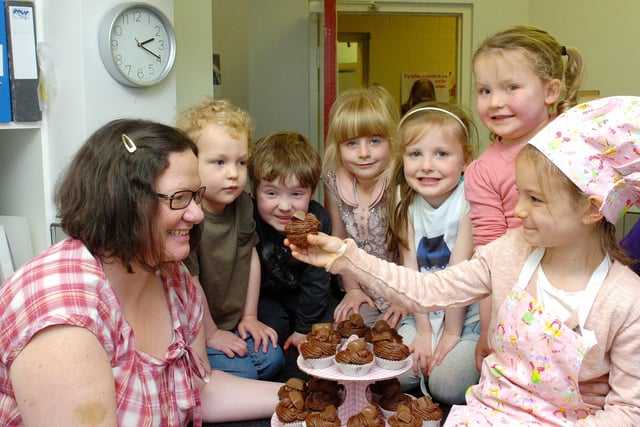 The Footprints Nursery on Tees Street held a cake baking session in 2013.