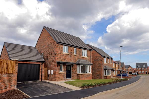 Some of the 110 homes that Bellway has finished at its Hartwell Park development in Hartlepool