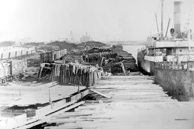 Jacksons Dock pictured in the early 1900s.
