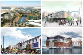 Just some of the past and present artistic impressions of Hartlepool's future.