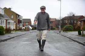 Mitch Wilson, 69, who walked over a million steps in just a few weeks to raise funds for Motor Neurone Disease.