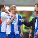 Danny Wilson gives out instructions to the Hartlepool United players during their 3-0 win at Darlington in March 2007 (photo: Frank Reid)