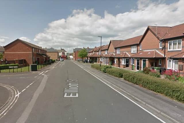 A 50-year-old man from Hartlepool was been charged with robbing an elderly woman on Elliott Street. Photo: Google Maps.